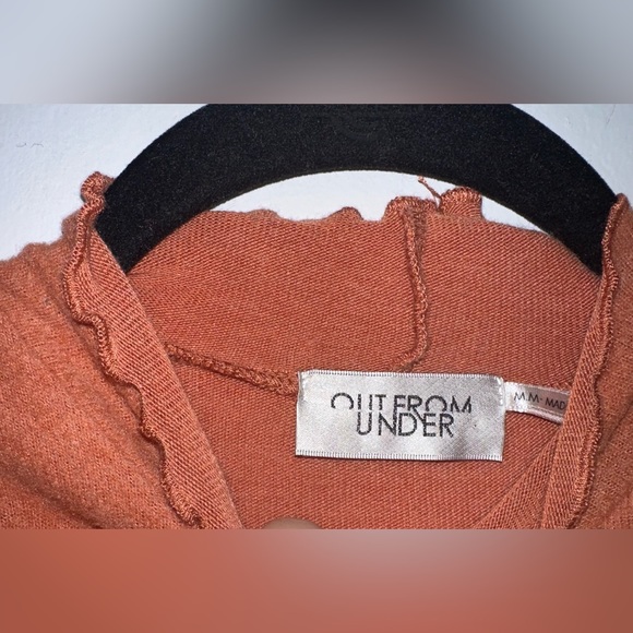 Out From Under -Extremely Soft Mock Ruffled Sweater - Picture 2 of 3